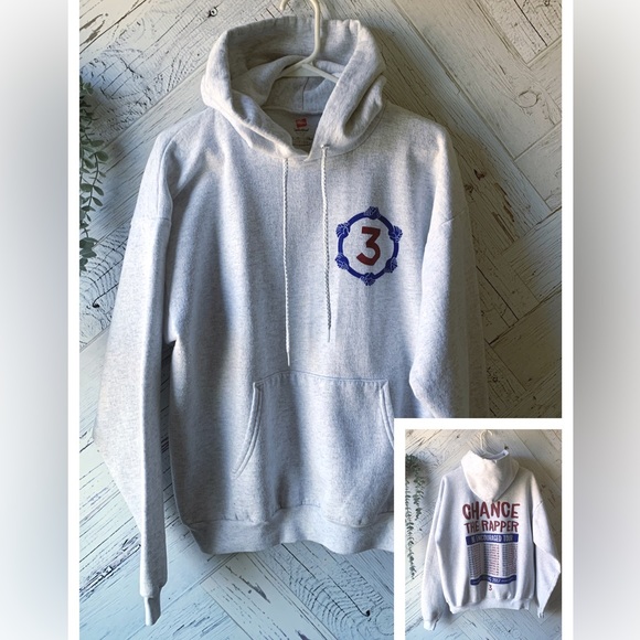 Chance The Rapper Be Encouraged Tour 2017 Tour Hoodie Size- L Fits like M/S - Picture 7 of 12